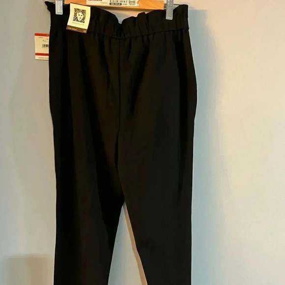 NWT Anne Klein black slim ankle dress slacks with pockets XS - Picture 7 of 7